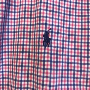 Large men’s polo button up